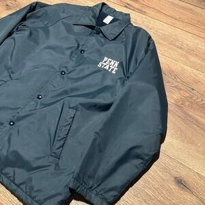 80's Vintage Penn State Navy Blue Coaches Jacket Kids Size Large 14-16‎